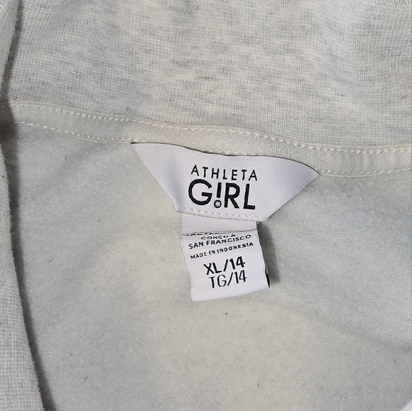 Athleta Girl Light Grey Sweatshirt - Picture 2 of 4